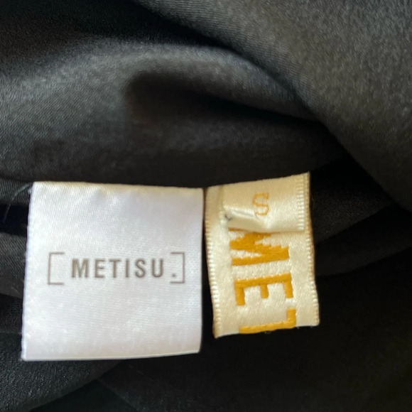 Metisu black 60s fit and flare dress size S - Picture 11 of 11